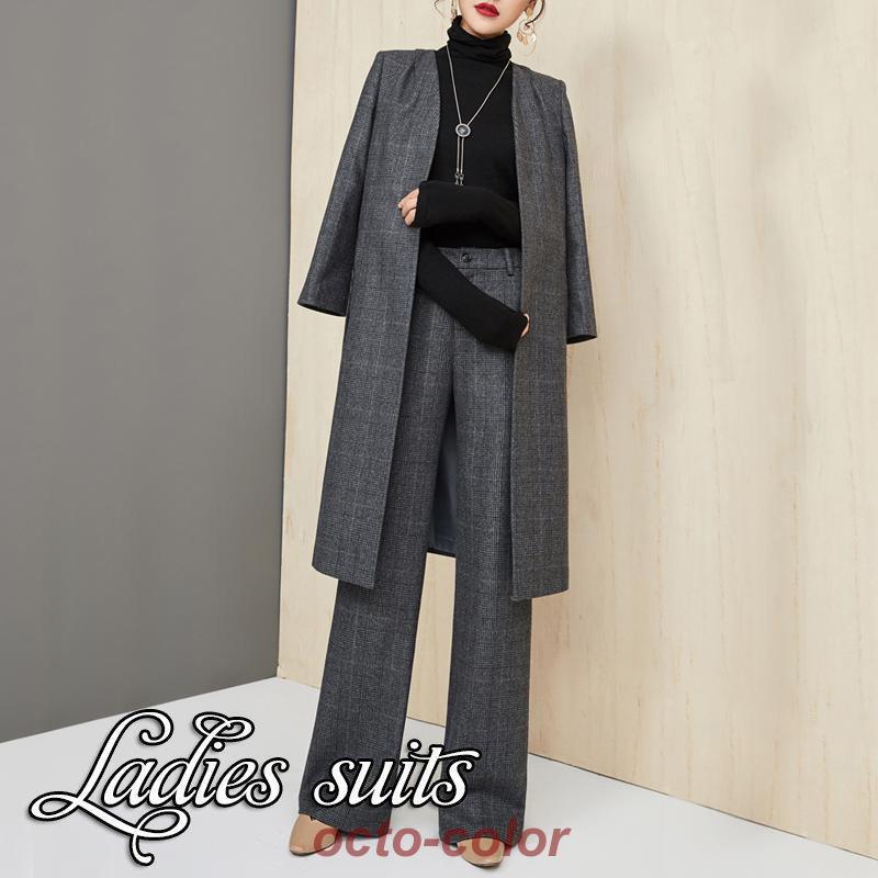 プロモーション最終日 卒業式 スーツ 母 セットアップ レディース 春 ブレザー ワイドパンツ 服 ジャケット 秋 冬 ハイウエスト ウエストゴム おしゃれ 長袖 通勤 OL 品質保証 送料無料 7,093円