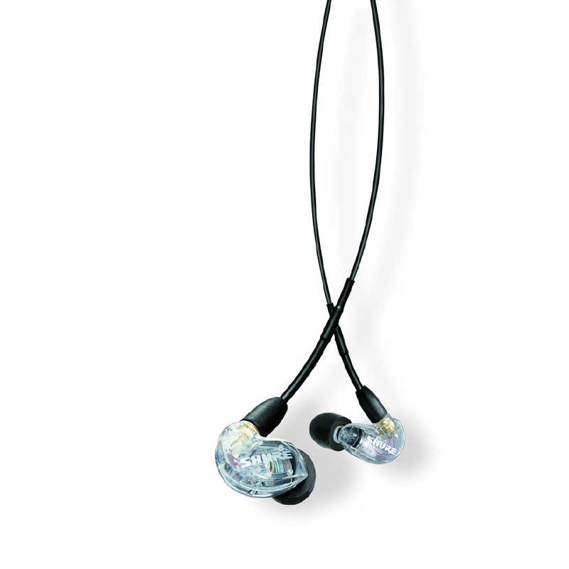 SHURE　イヤホン カナル型 AONIC215 クリア [φ3.5mm ミニプラグ]　SE215DYCL+UNI-A