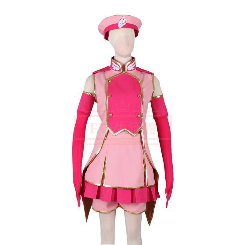 カードキャプターさくら木之本桜ピンクドレスコスプレ衣装 コスプレ衣装 コスチューム 演出服 アニメ ゲーム cosplay 変装