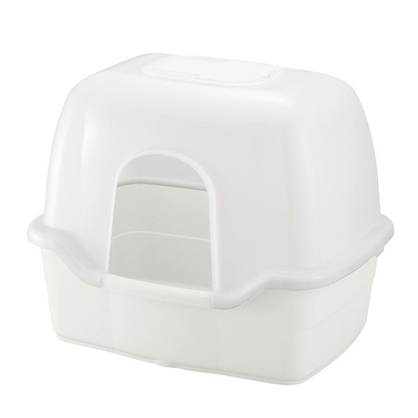ラプレ ネコトイレ 深型 60フード付 ホワイト