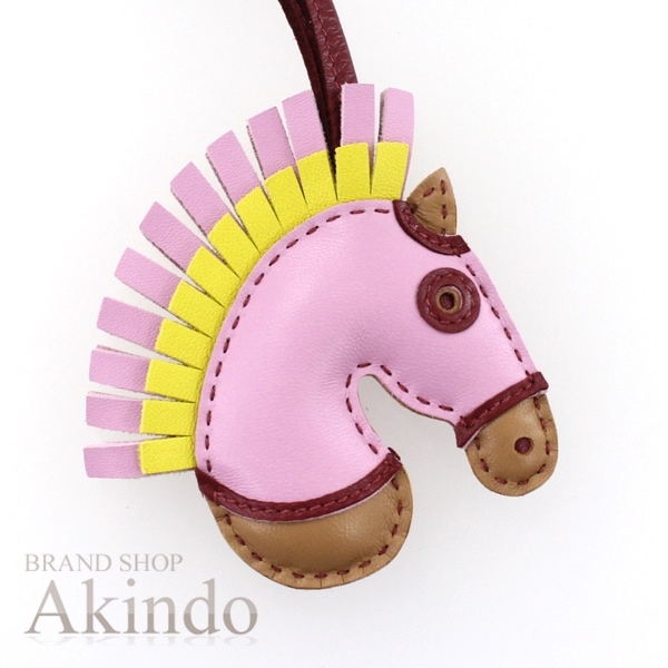 ジージー カマイユ バッグチャーム モーヴシルベストル チャイ ルージュグレナ マスク 馬 バーキンケリーピコタンに U刻 レザー 本革 かわいい ブランド