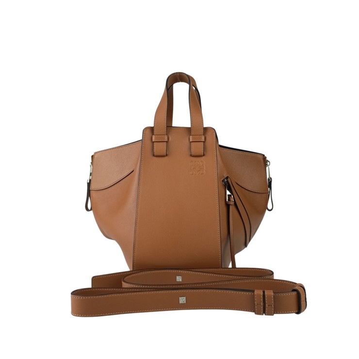 ハンドバッグ ハンモック スモール クラシックカーフ 387.30.S35 2WAY ショルダーバッグ TAN(ブラウン系) ショルダーバッグ トートバッグ【本物保証】