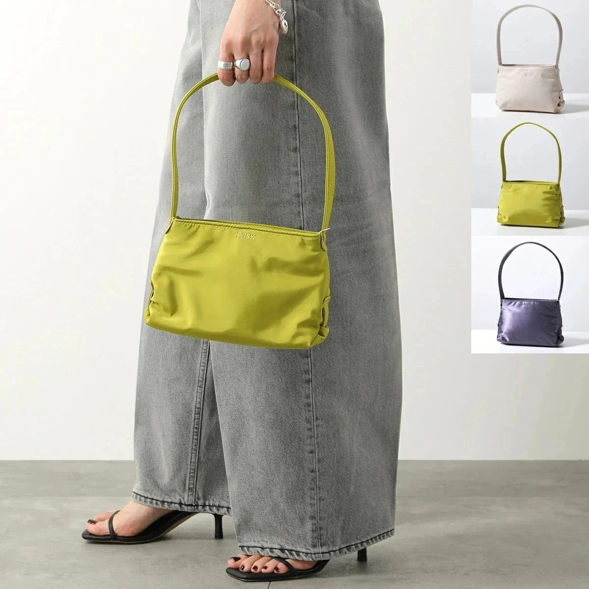 HVISK ヴィスク ワンハンドルバッグ SCAPE MINI レディース ハンドバッグ ミニバッグ ロゴ刺繍 鞄 カラー3色】 【mega】 6,149円