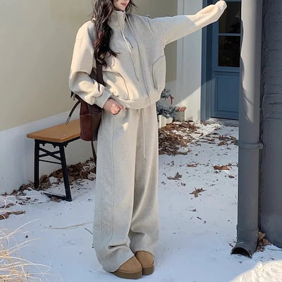 Qoo10] スウェット セットアップ レディース 韓 : レディース服