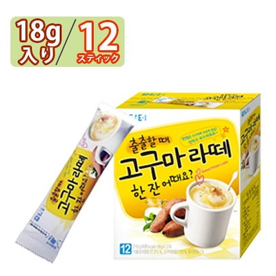 (08308)【ダムト】サツマイモラテ (18g x 12包) 韓国食材...のサムネイル