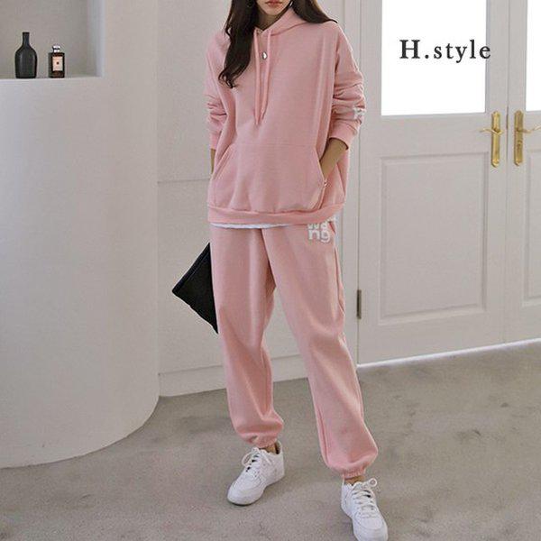 HスタイルLH王WANG裏起毛セット 秋 冬 裏起毛 トレーニングウェアセット スカートセット スカートセット スウェットセット