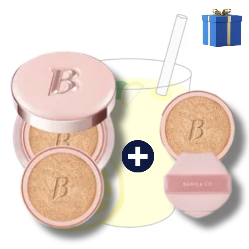 エッセンススキンピンククッション12g 1個 + レフィル12g 2個入り/スペシャルセット/韓国コスメ/クッションファンデーション/高カバー力/メイク/トーンアップ/ロングラスティング