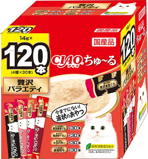 CIAO (チャオ) ちゅ~る 贅沢バラエティ 120本 5,169円