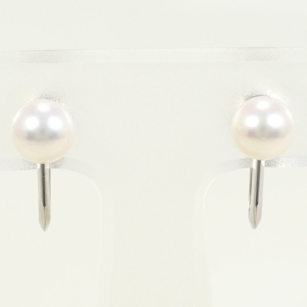ミキモト K14WG イヤリング パール(真珠) 総重量約2.8g ジュエリー 中古