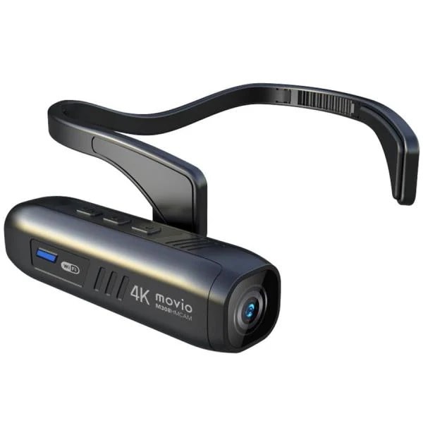 movio ナガオカ M308HMCAM ヘッドマウントカメラ Wi-Fi搭載 高画質 4K Ultra HD