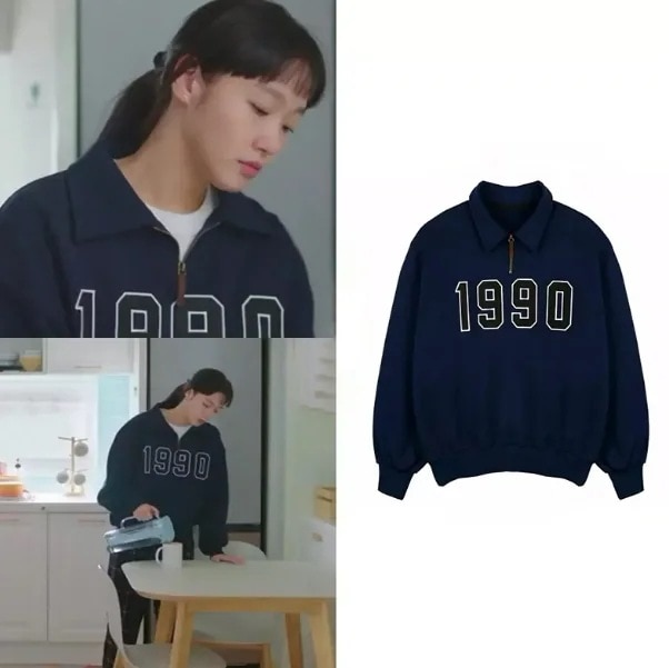 トップス プルオーバー スウェット 長袖 襟付き ハーフジップ デザイン オーバーサイズ ビッグシルエット 美ライン ニュアンス 伸縮性 ヴィンテージ風 カラバリ かわいい 大人可愛い きれいめ 7,847円