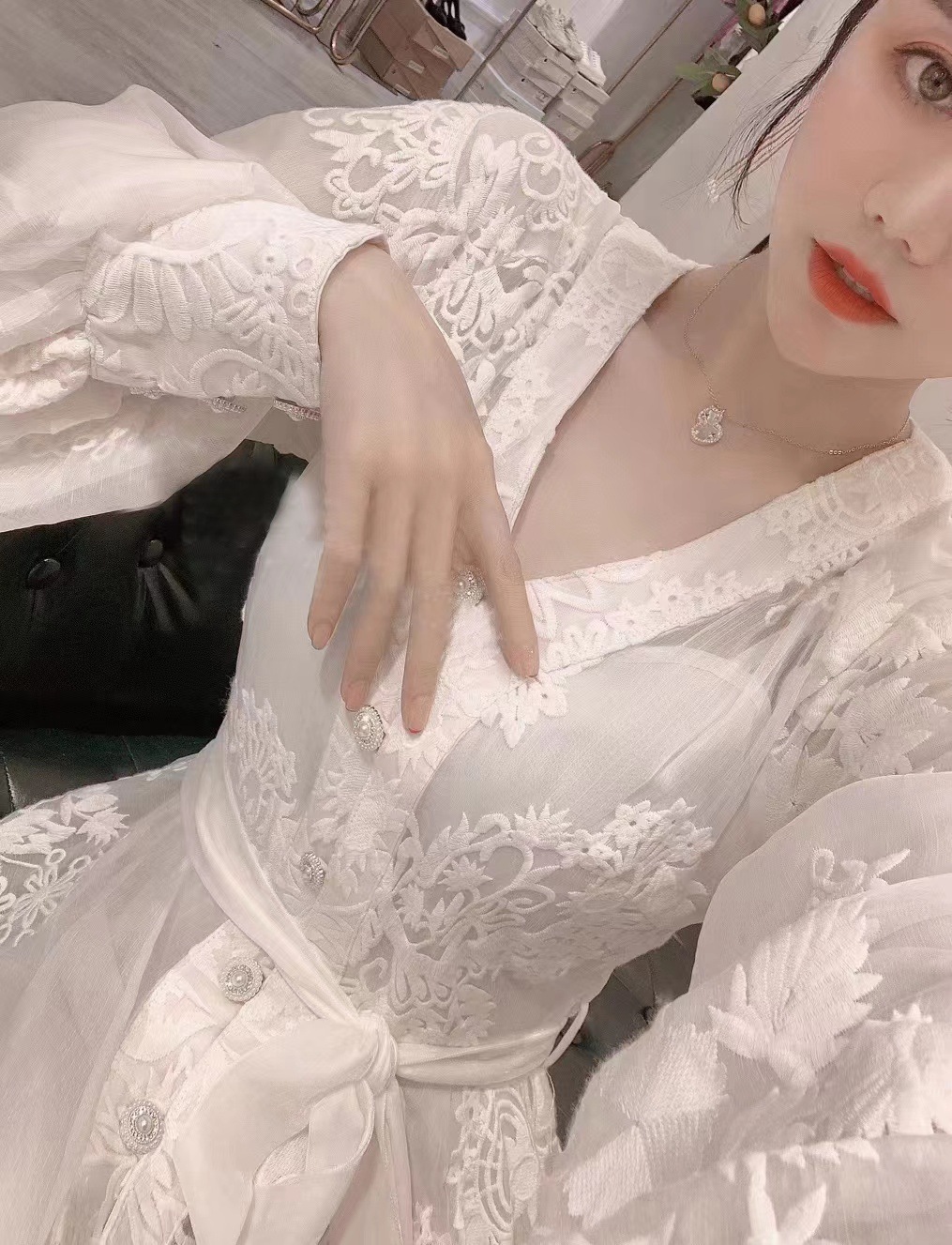 パーティードレス2024大人気 新作 高級感 気質 ワンピース 花嫁ロングドレス 結婚式ワンピース 結婚式 ドレス ウェディングドレス 白 ロングドレス 韓国ファッション6