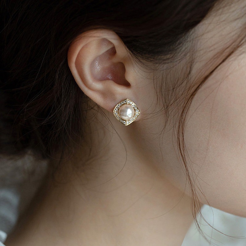 【1点ご購入 で10点プレゼントいたします】パールイヤリングレトロコートイヤリング2025イヤリング