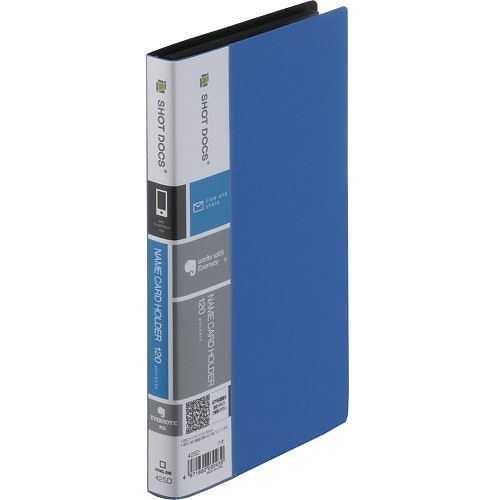 （まとめ買い）ショットドックス 名刺ホルダー 青 42SDｱｵ 00015709 [x10] 4,703円