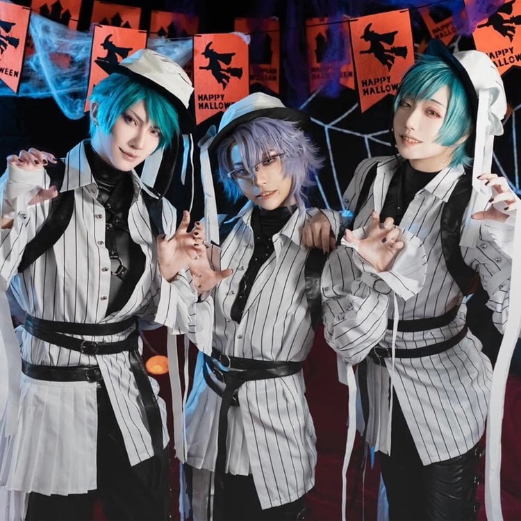 ツイステッドワンダーランド　ツイステ オクタヴィネル寮 Azul Floyd Jade ハロウィーン コスプレ衣装 コスチューム 学園祭 イベント