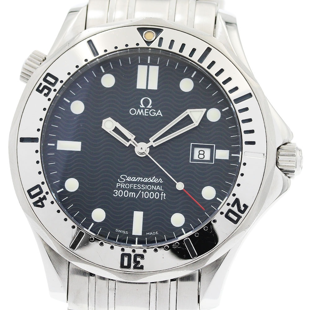 オメガ OMEGA 2542.80 シーマスター300 デイト クォーツ メンズ _959517【中古】