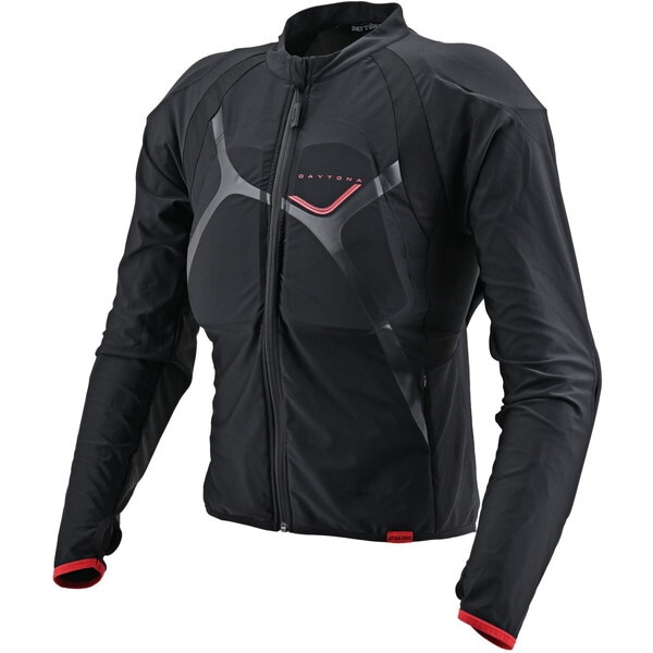 D63330 (Daytona) バイク プロテクター インナー ウェア CE規格 ハード シールドボディスーツ DP-017 ブラック XLサイズ