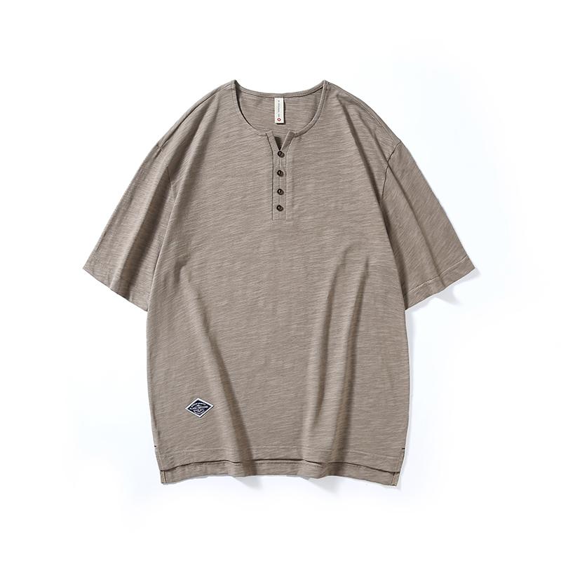 【急速出荷】tシャツ メンズ 吸水速乾 竹繊維 抗菌防臭 インナー 無地 ヘンリーネック シンプル 半袖 男性 夏 竹レーヨン 爽快 トップス