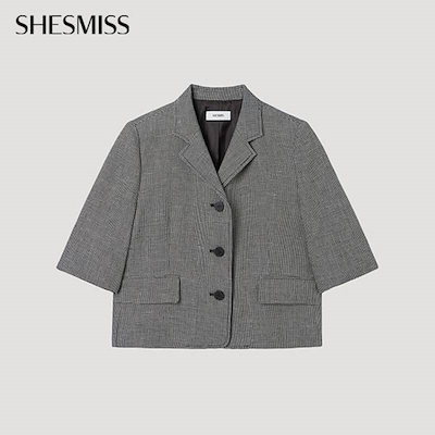 ミドルスリーブクロップジャケット_SWWJKP21080_BK
