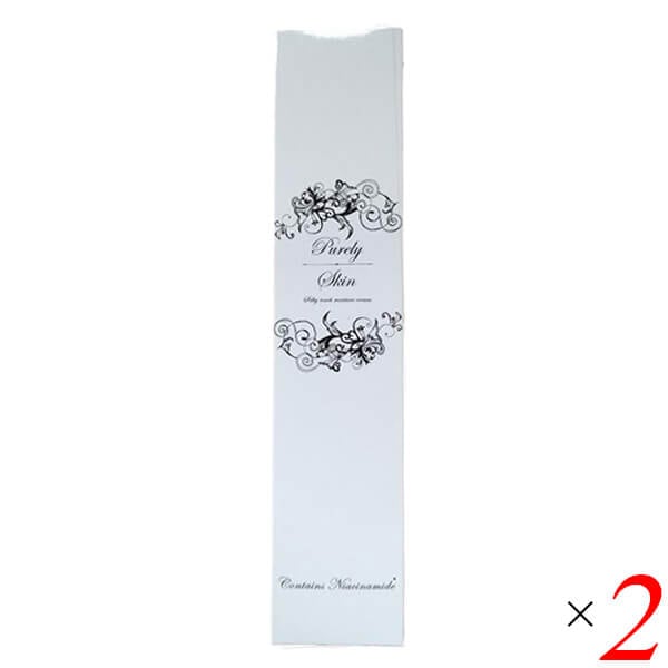 ピュアリースキン シルキータッチ モイスチャークリーム 22g 2本セット 医薬部外品 ナイアシンアミド シミ シワ