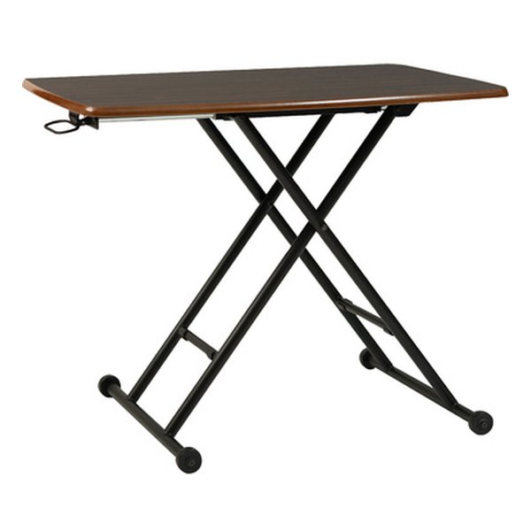 昇降テーブル ブラウン 幅90×奥行き55×高さ11.5-70cm PT-530BR 13,739円