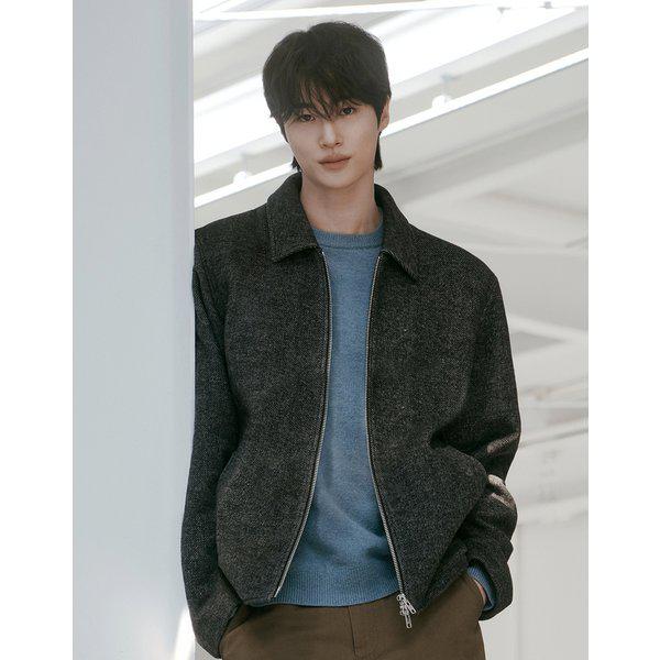 075918 [ピョン・ウソク] ウールフルジップアップジャケット