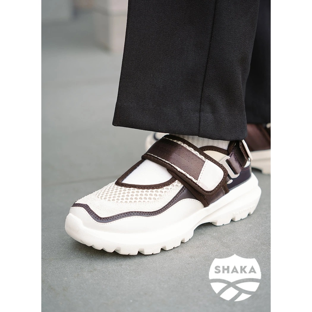 SHAKA シャカ オッター トレイル スニーカー サンダル OTTER TRAIL AT LINEN/BROWN ( ホワイト ブラウン アウトドア スニサン レディース ウィメンズ SK-217L