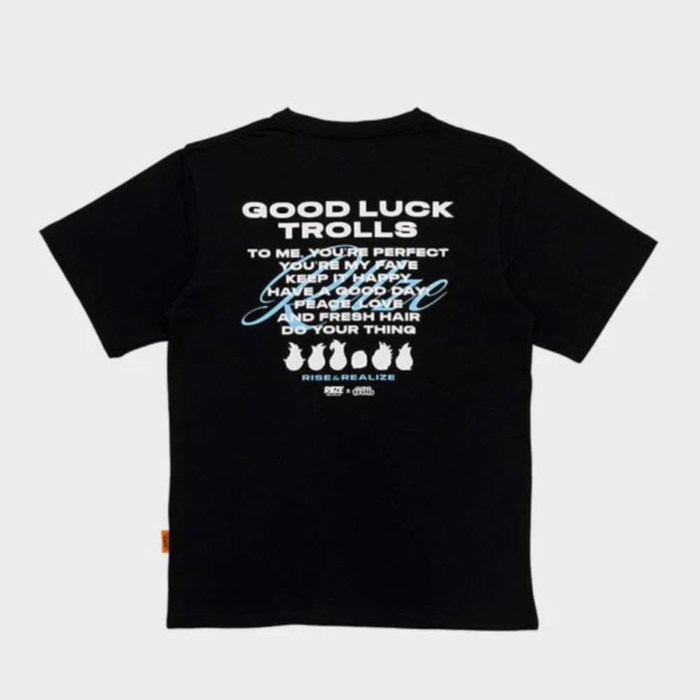 [公式] RIIZE X Good Luck Trolls MD : RIIZE BLACK T-SHIRT