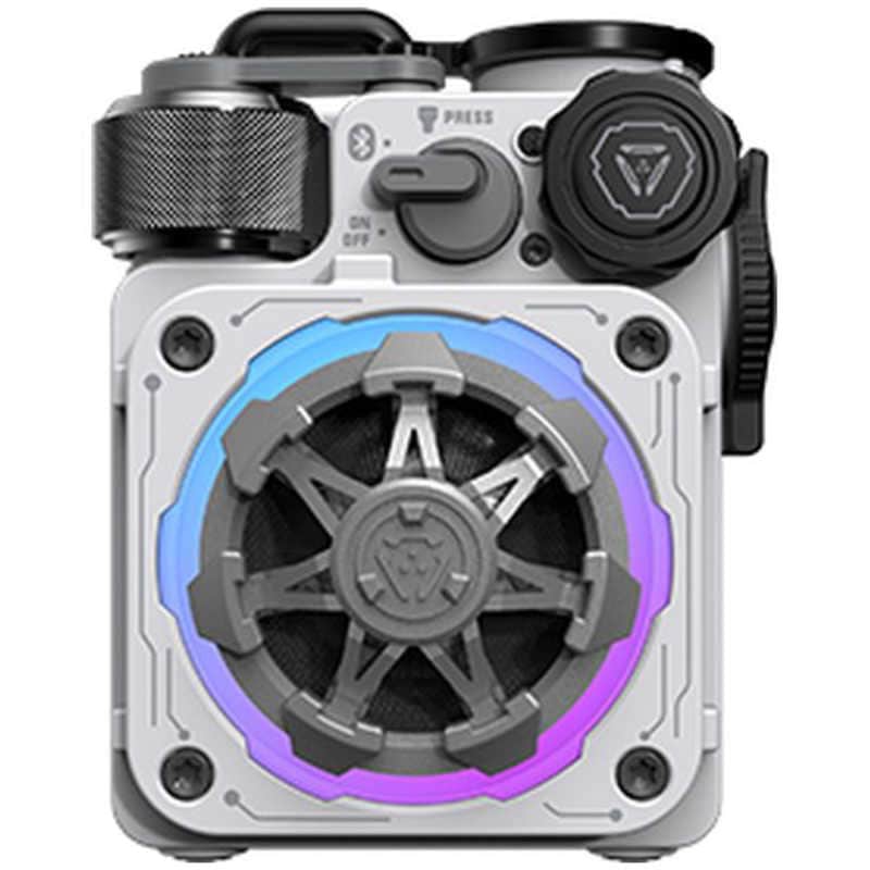 MUSEN　ブルートゥーススピーカー Cyber Cube Premium ［防水 /Bluetooth対応］ ホワイト　MWPVXLIWHITEP