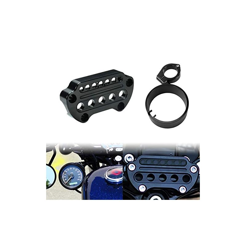 YHMTIVTU CNC スピードメーター 速度計 再配置 カバー ブラケット ハーレー スポーツスター ダイナ用 5,633円