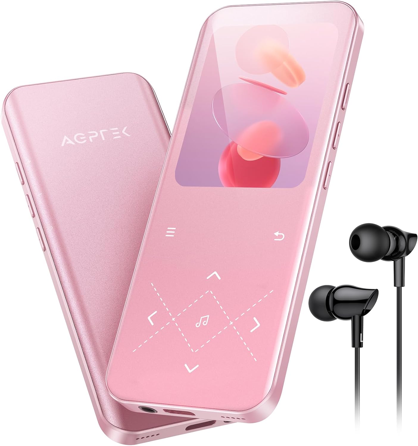 MP3プレーヤー Bluetooth5.3 内蔵32GB HiFi ダイレクト録音 内蔵スピーカー FMラジオ 2.4インチ 音楽プレーヤー 最大128GBのTFカード対応 AMP-019