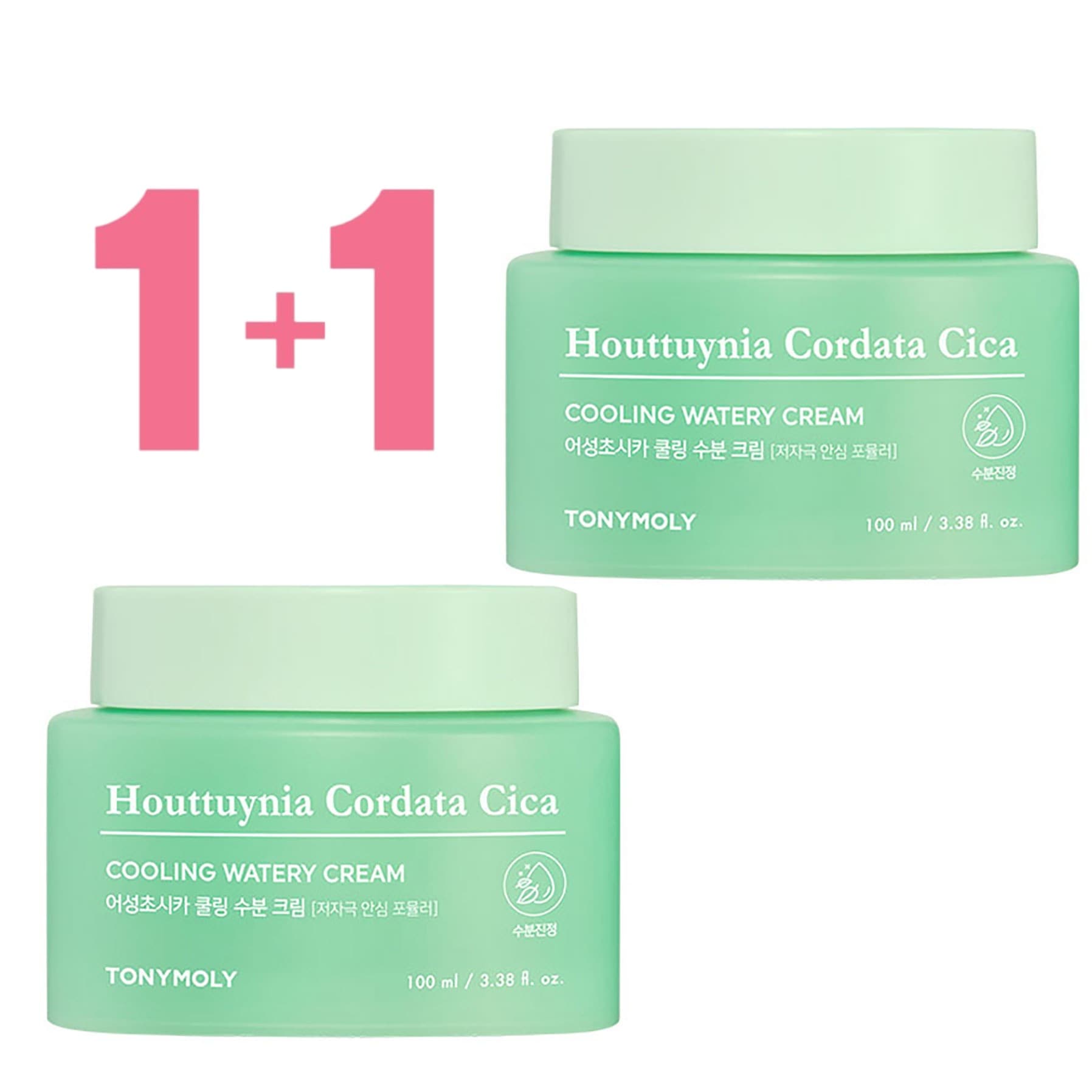 ドクダミ シカ クーリング 水分 クリーム 100ml + 100ml / 光彩 弾力