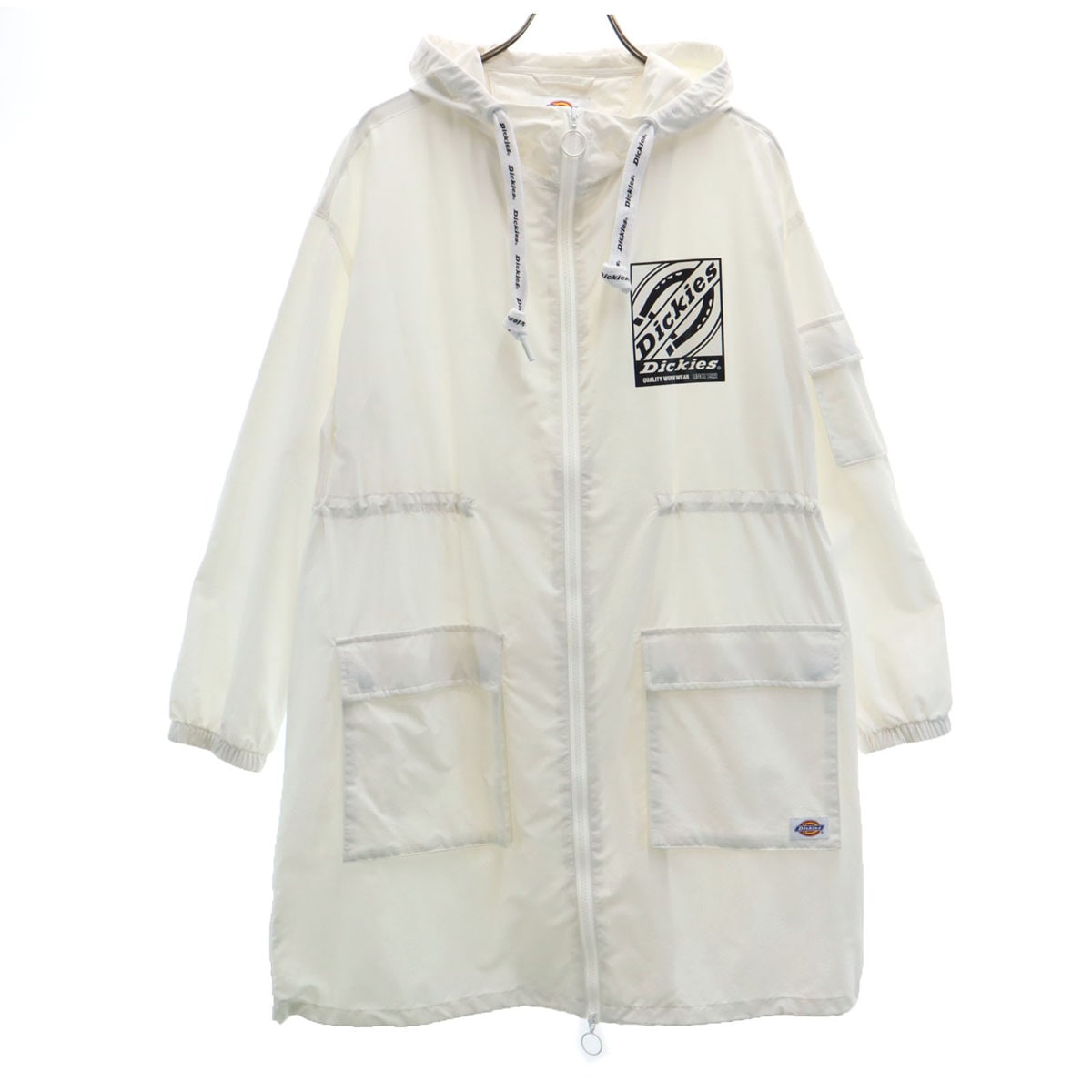 ナイロンジャケット L 白 レディース 古着