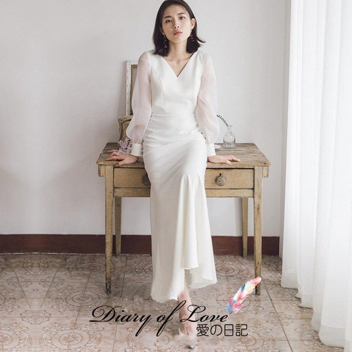 ウェディングドレス 海外挙式 リゾートドレス ウエディングドレス 二次会 花嫁ドレス　ウエディングド