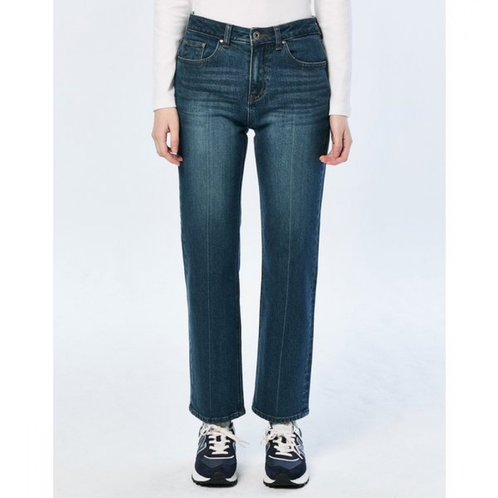 [25SS] [ストレート] エッセンシャルストレートデニムパンツネイビーHSPA5B281N2