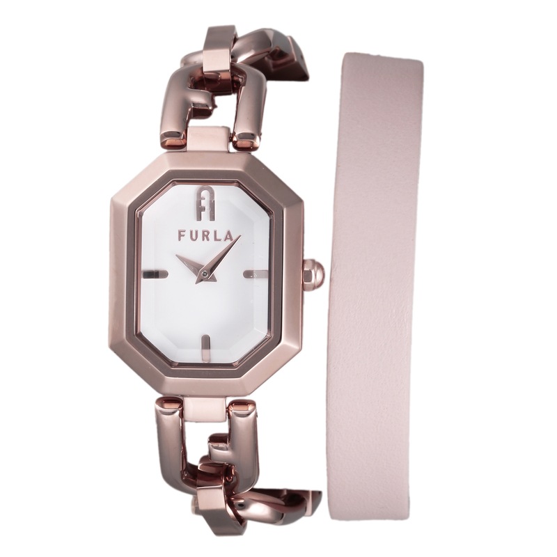 【腕時計】 FURLA(フルラ) オクタゴナル レディース シルバー クォーツ WW00044005L3 時計 ブランド