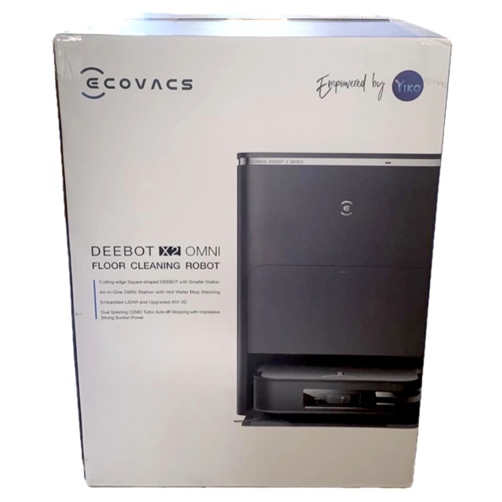 エコバックス ECOVACS DEEBOT X2 OMNI DEX86 ブラック×シルバー ロボット掃除機