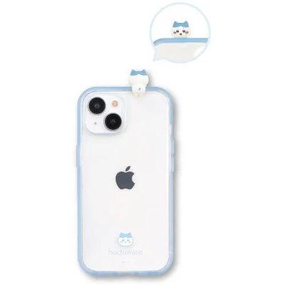他サイト： グルマンディーズ CK-28B ちいかわ フレーム IIII fit Clear iPhone 15 ／ 14 ／ 13対応ケース ハチワレの商品画像