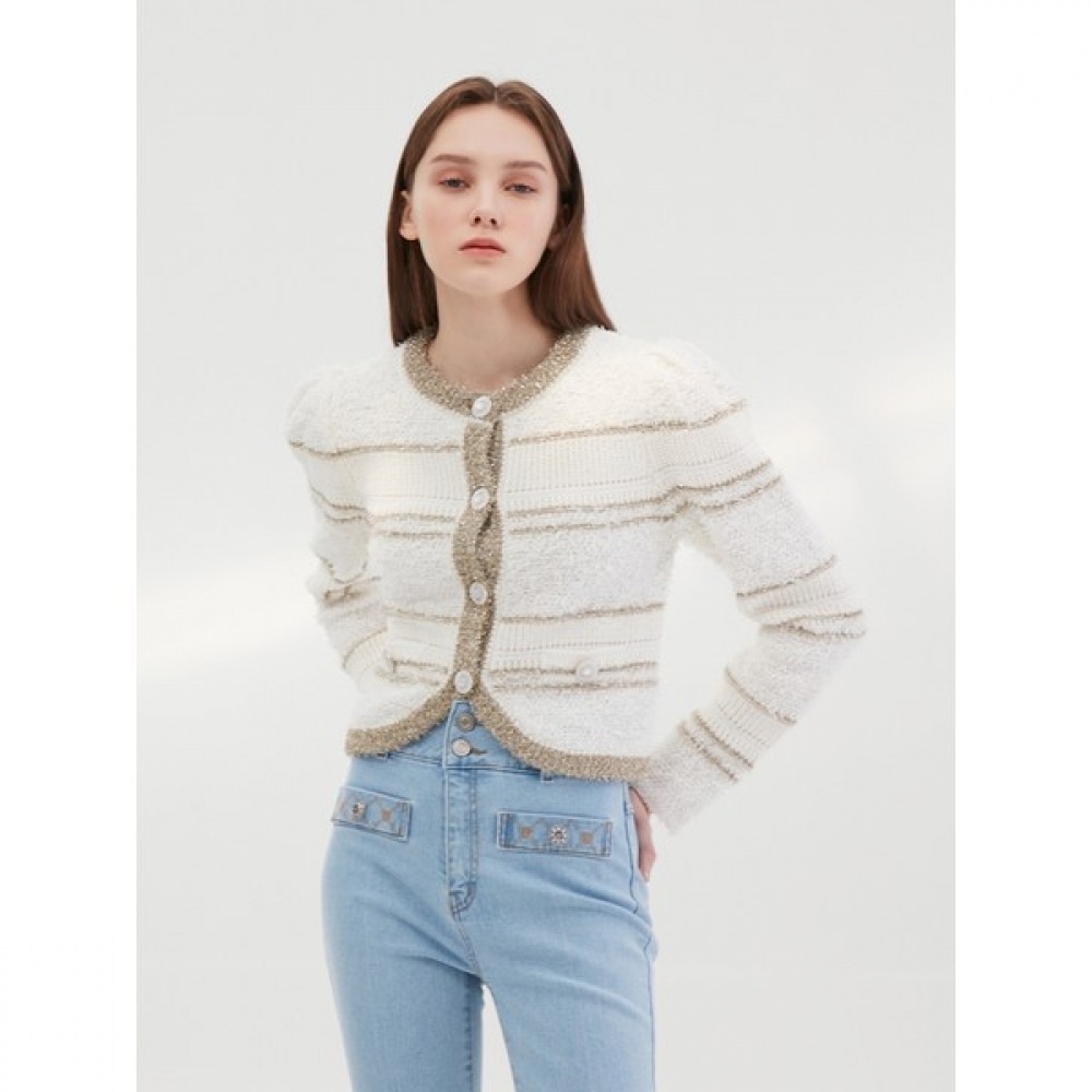 [エゴイスト] ストライプ柄カーディガン EN1KG260 7,723円