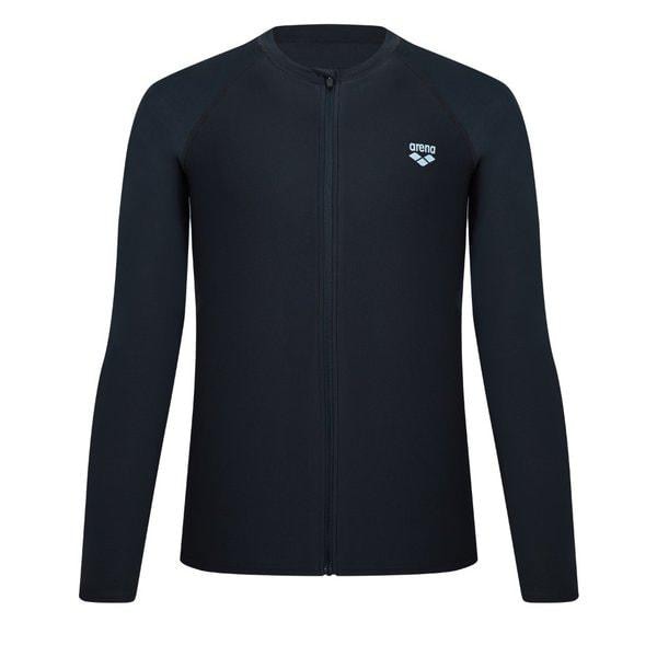 アクティブ リラックスフィット ジップアップ ラッシュガード(A4BM1RR49) BLK