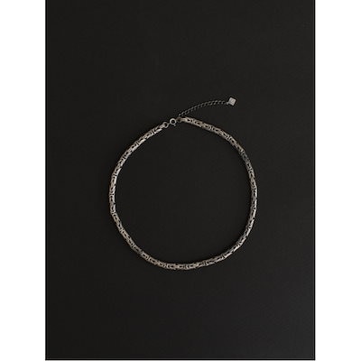 THE PART OF [シルバー925] グルーブアンティークシルバーネックレス 45,334円