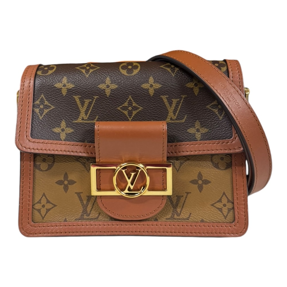 ルイヴィトン ドーフィーヌMINI モノグラム ショルダーバッグ モノグラムキャンバス M45959 ブラウン LOUIS VUITTON 中古