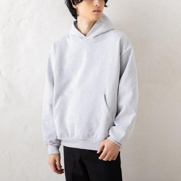 パーカー フーディー 14オンスヘビーフリースフーデッド グレー メンズ LOS ANGELS APPAREL HF-09