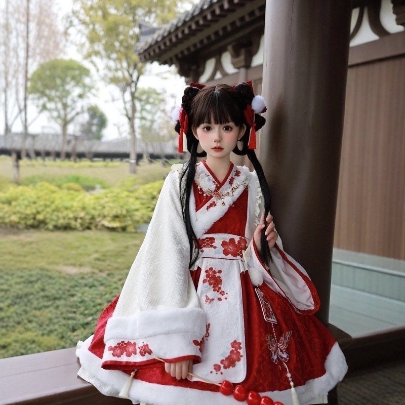 ロリータ新しいワンピースlolita元旦かわいい姫袖スカート女子学生は軍服を拝服したことがあります