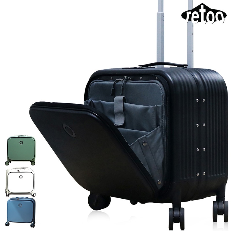 スーツケース SSサイズ 32L ミニ キャリーケース フロントオープン PC ハードケース 可愛い 機内持ち込み 1泊2日 2泊3日 小型 TSAロック 軽量