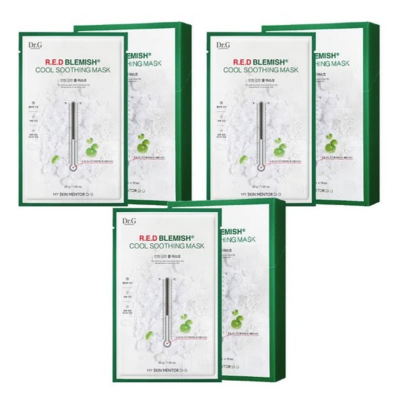 レッド ブレミッシュ クール スージング マスク10個入り3個