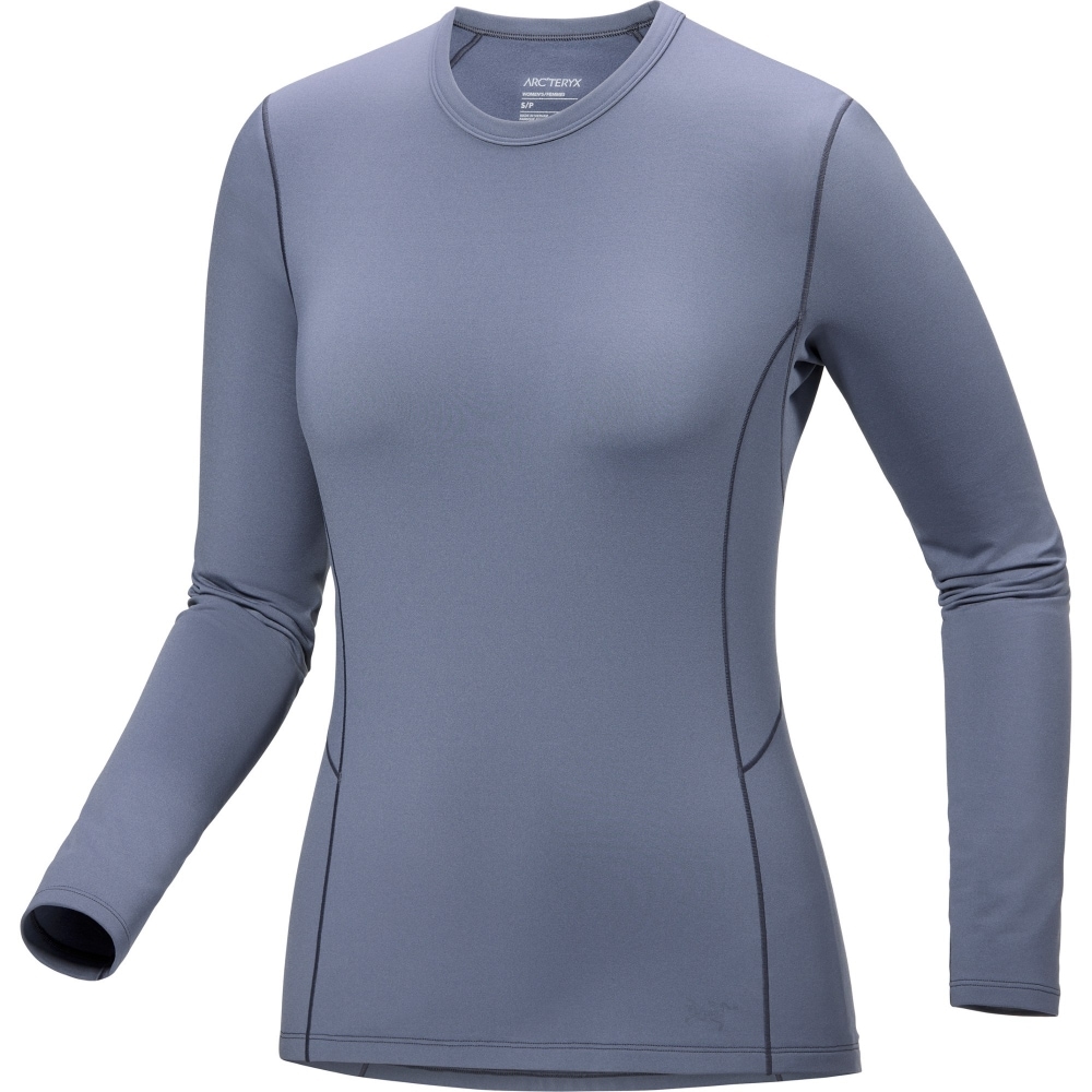 Arcteryx ロークルーネックロングスリーブベースレイヤートップ-ウィメンズストラタス