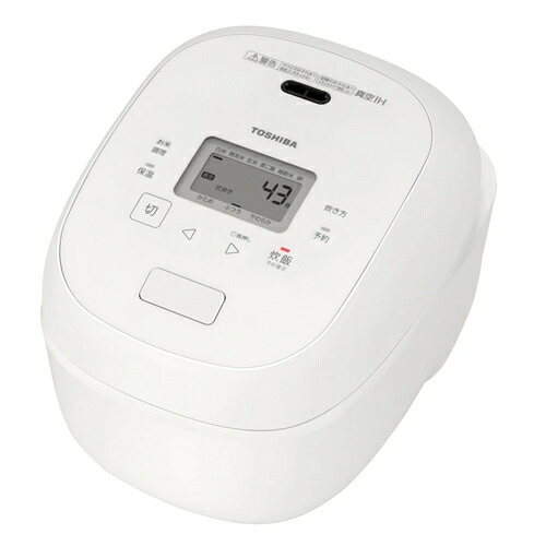 東芝【TOSHIBA】1升炊き 真空IHジャー炊飯器 ミルキーホワイト 炎匠炊き ベーシックタイプ RC-18RXA-W【銅かまど丸釜】