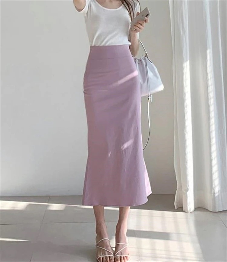 大人気商品売り切れ続出 激安セール 新作 ハイウエスト スリム ミニスカート トレンド おしゃれな ストレート スカート スリム フィッシュテールスカート タイトスカート