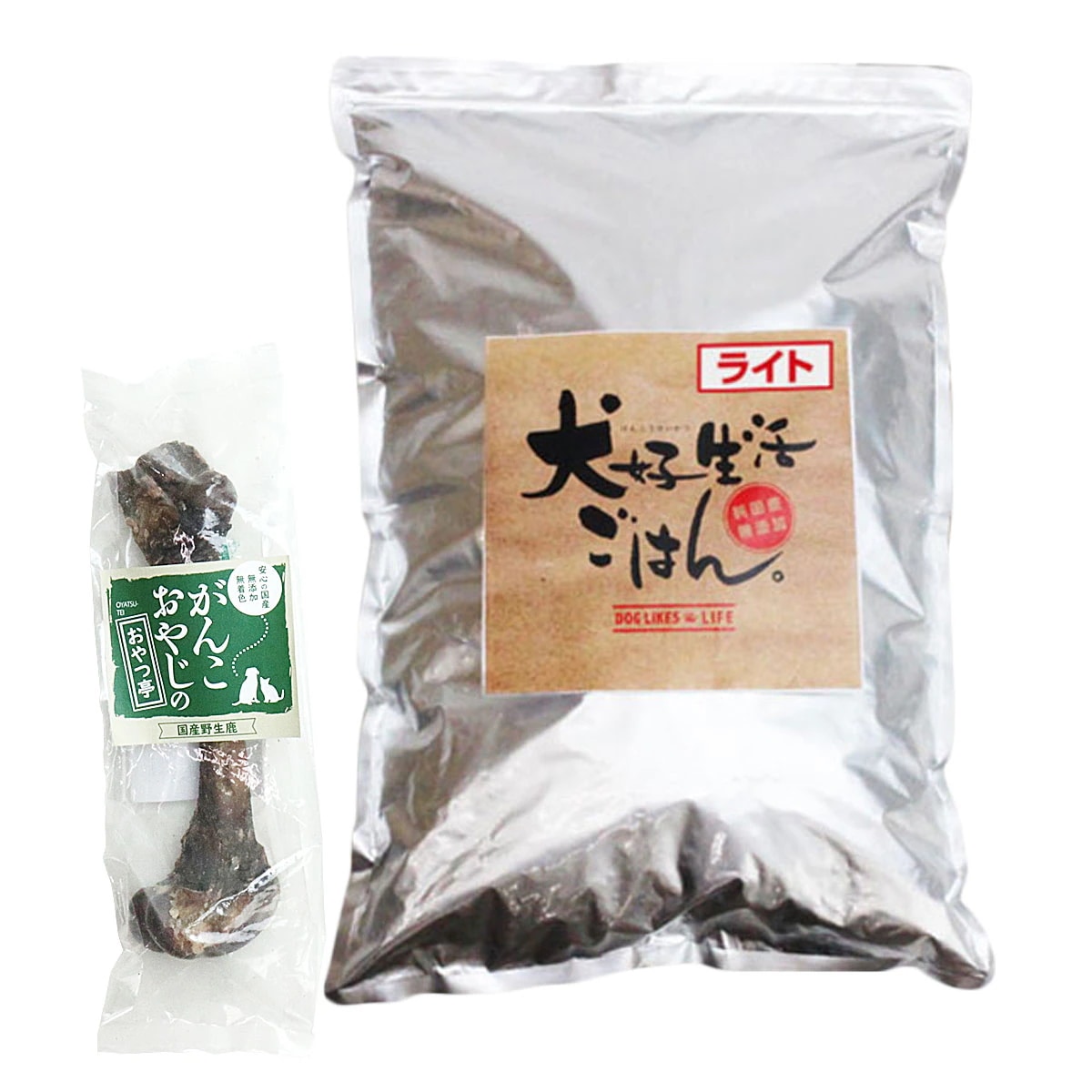 ごはんライト 2.5kg【国産鹿レッグボーン 1本Mサイズ付き】 ドッグフード